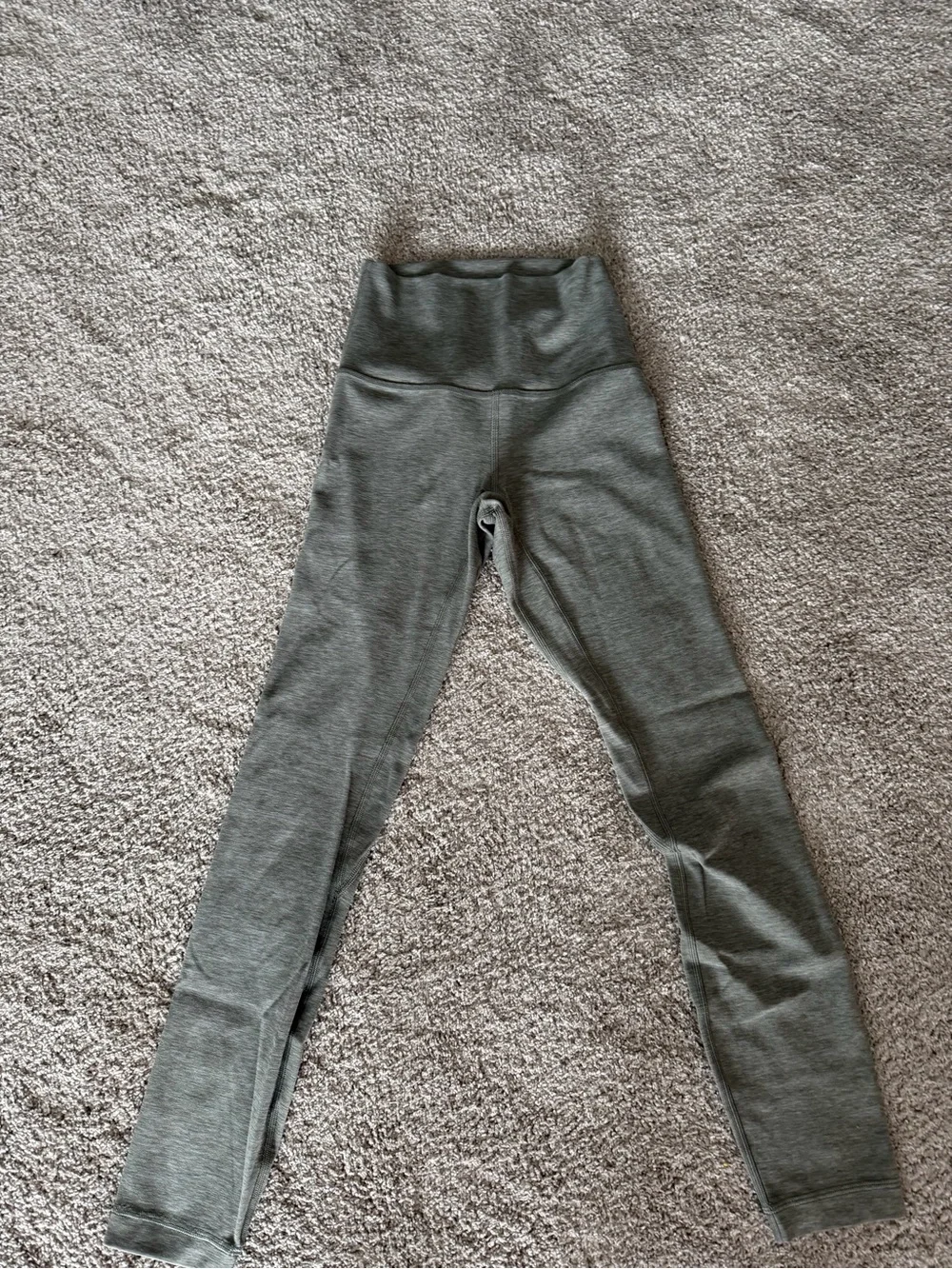 lululemon athletica Heather Gray High-Rise Leggings
